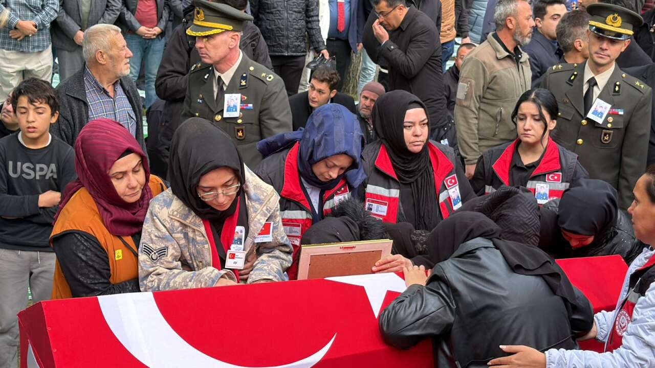 Konya’da şehit eşinden Ahmet Yasir Kuyucu’ya yürek yakan veda 12